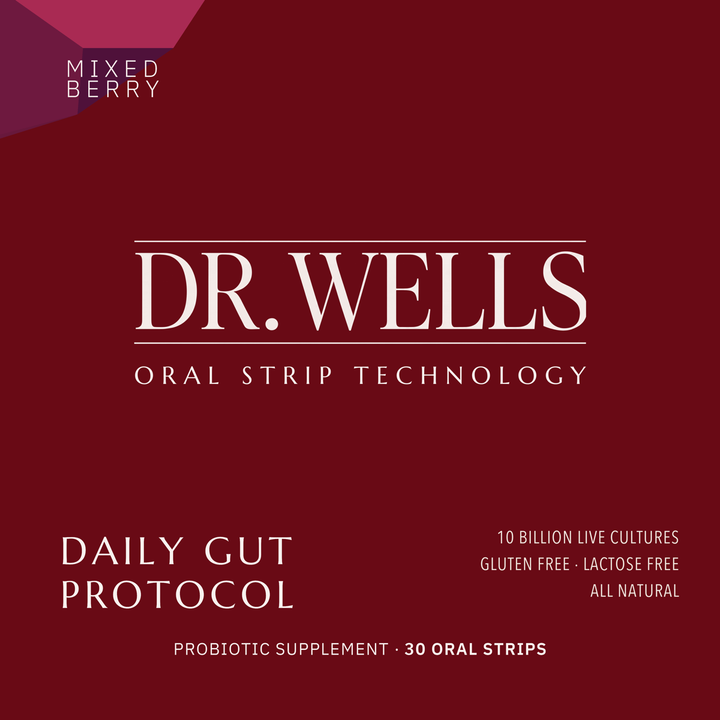 DR. WELLS Nº 01 DAILY GUT PROTOCOL tin front