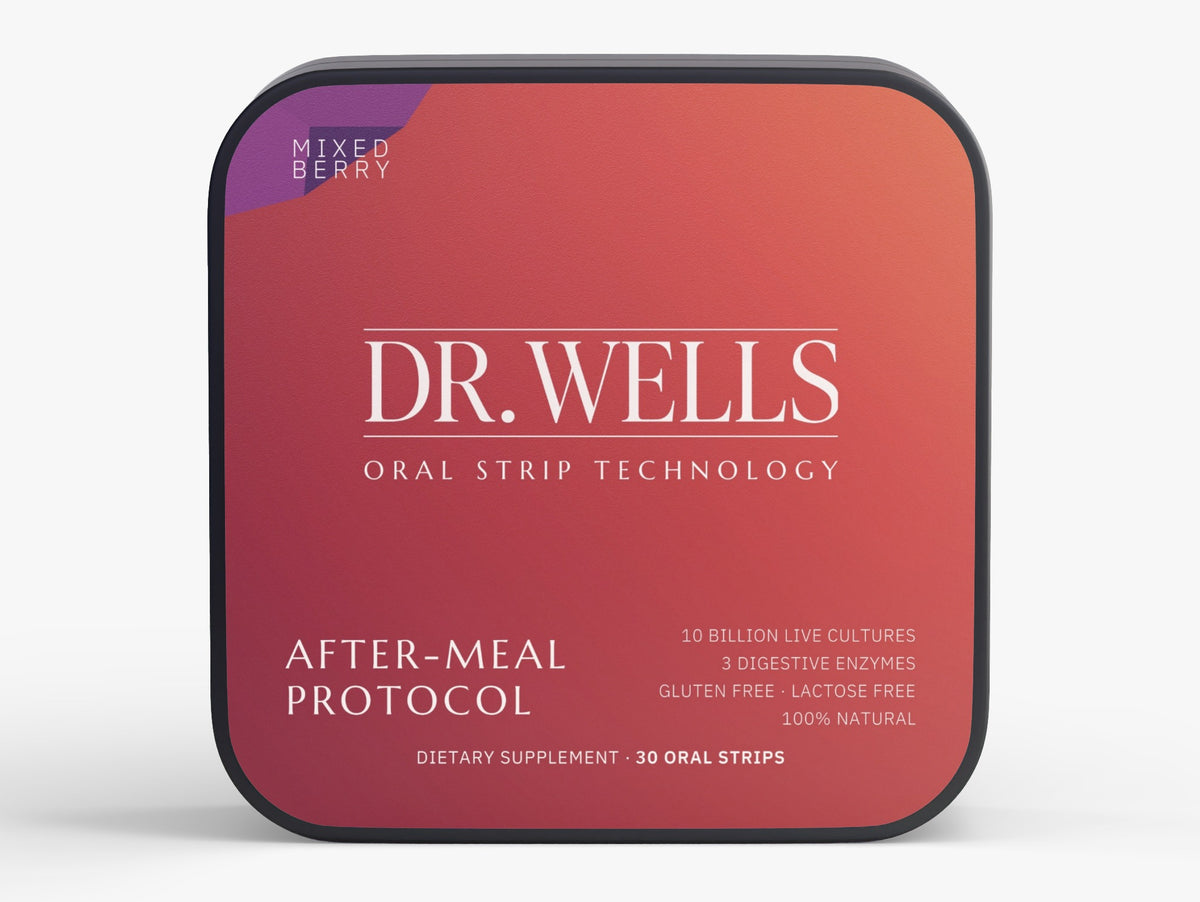 DR. WELLS After-Meal oral-strip tin